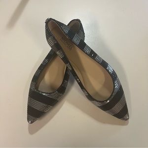 Michael Kors sequined flats.